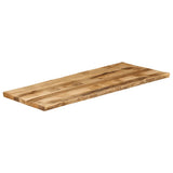 Table Top Live Edge 140x60x2.5 cm Solid Wood Rough Mango 370673