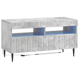 LED TV Cabinet Concrete Grey Engineered Wood 896558