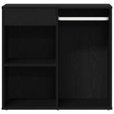 Cosmetic Cabinet Black Oak 80 x 40 x 75 cm Engineered Wood 862787