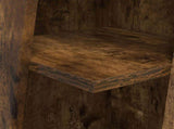 Corner Cabinet Smoked Oak 27.5x27x102cm Engineered Wood 889850