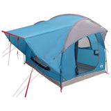 Car Tent with Roof Blue 239 x 210 x 210 cm Polyester and Steel 42028536
