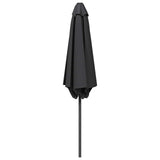 Garden Parasol with Base 230 x 230 cm Polyester Rectangular 42036179