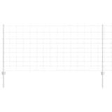 Fence with Posts Silver 1 x 25 m Steel 3337120