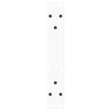 Coffee Table Legs V-Shape 2 pcs White 28x cm Steel 4012541