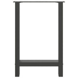 Dining Table Legs Anthracite 2 pcs 60x cm Steel 4013306