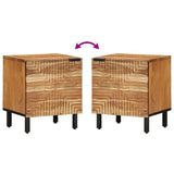 Bedside Cabinet 40x33x46 cm Solid Wood Acacia 4017752