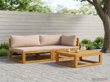 Sectional Sofa Set with Cushions 2 pcs 2-Seater 42028301