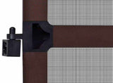 Hinged Insect Screen Manual Brown and Black 120 x 240 cm 42047050