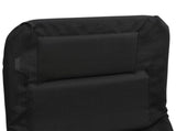 Folding Sun Loungers 2 pcs Black Textilene&Powder-coated Steel 360172