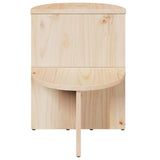 Coffee Table Natural 50 x 40 x 50 cm Solid pine wood 873526