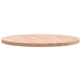 Table Top 60x2.5 cm Round Solid Wood Beech 355916