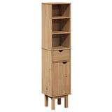 Bathroom Cabinet OTTA 35x30x159 cm Solid Wood Pine 4013459