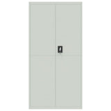 File Cabinet Light Grey 90x40x220 cm Steel 3188320
