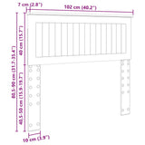 Headboard Old Wood Engineered wood 888460