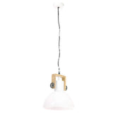 Industrial Hanging Lamp 25 W White Round 30 cm E27 320539