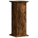 ZNTS Plant Stand Smoked Oak 33x33x80 cm Engineered Wood 852973