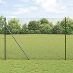 Welded Wire Fence Grey 1.5 x 25 m Steel 42005226