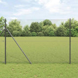 Welded Wire Fence Grey 1.5 x 25 m Steel 42005226