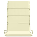 High Back Chair Cushion GEMERT 4 pcs 100% Polyester Cream 946087