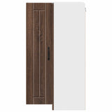 Wall Corner Cabinet LUCCA Brown Oak 57 x 57 x 100 cm 885172