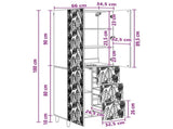 2 pcs Old Wood 3416743