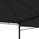 Gazebo with Double Extending Roofs 3x3x2.75 m Anthracite 180g/m 48004