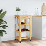 Kitchen Trolley MONZA 48x40x88.5 cm Solid Wood Pine 376079