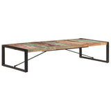 Coffee Table Multicolour Reclaimed Wood Large Durable 321589