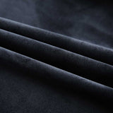 Blackout Curtain with Hooks Velvet Black 290x245 cm 134495