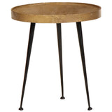 Coffee Table 3 pcs Golden Engineered Wood 373640