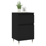 Sideboards 2 pcs Black 40x35x70 cm Engineered Wood 831135
