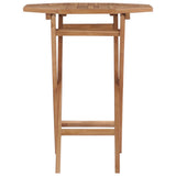 Folding Garden Table 60x60x75 cm Solid Teak Wood 48995