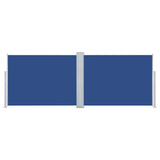 Retractable Side Awning Blue 120x1000 cm 48482