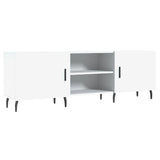 TV Cabinet White 150x30x50 cm Engineered Wood 829108