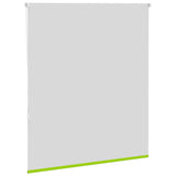 ZNTS Roller Blind Blackout Leaves Green 130x150 cm Fabric Width 126.6 cm Polyester 4011264