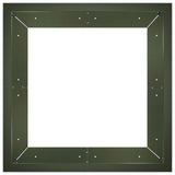 Retaining Wall 4 pcs 100 x 100 x 50 cm Steel Olive Green 3449215