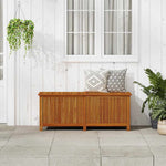 Garden Storage Box 150x50x58 cm Solid Acacia Wood 316491