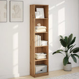 Bookcase Artisian Oak 40x24x176 cm Engineered Wood 857800