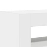 Sideboard White 116 x 30 x 75 cm Engineered Wood 3333876