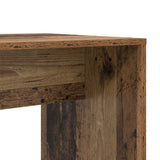 Desk with Shelf Old Wood 138.5 x 55 x 143 cm Engineered Wood 3337255