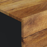 Sideboard with 3 Drawers 40x33,5x75 cm Solid Wood Mango 352908