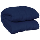 Weighted Blanket Blue 138x200 cm Single 6 kg Fabric 350736