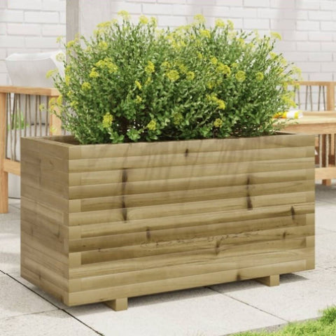 ZNTS Garden Planter 90x40x49.5 cm Impregnated Wood Pine 847377