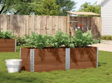 Garden Planter Brown 150x50 cm Solid Wood Pine 3295438