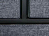 Nine Drawer Fabric Dresser - Grey T3398P329955
