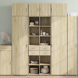Storage Cabinet Sonoma Oak 70x42.5x225 cm Engineered Wood 3281338