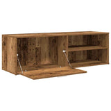 TV Cabinet Old Wood 120x34x37 cm Engineered Wood 855972