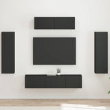 TV Cabinet 5 pcs Black 3409169