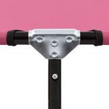 Sun Lounger Pink Powder-coated steel Large Foldable 310349