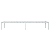 Metal Bed Frame without Mattress White 80x200cm 373664